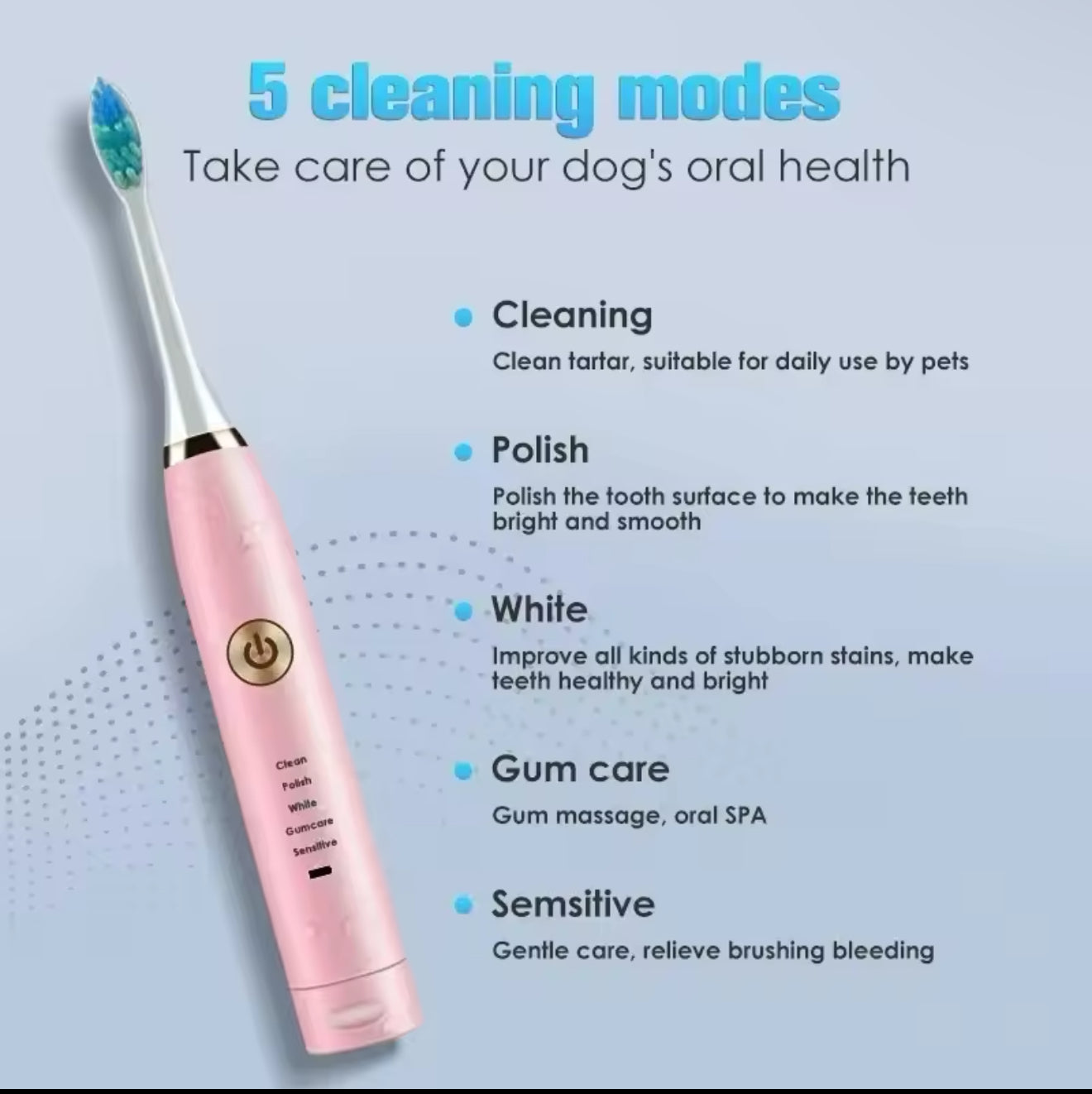 Electronic Pet Toothbrush